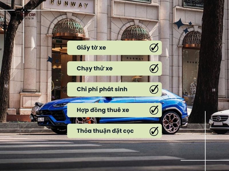 5 Điều cần thiết khi thuê xe Tết
